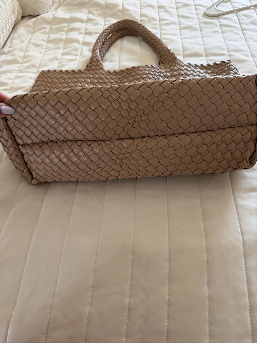 Vera Bradley Woven Tote Bag in Beige